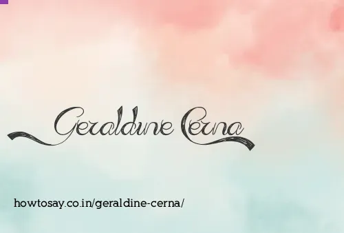Geraldine Cerna
