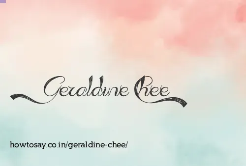Geraldine Chee