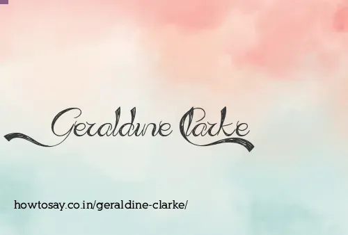 Geraldine Clarke