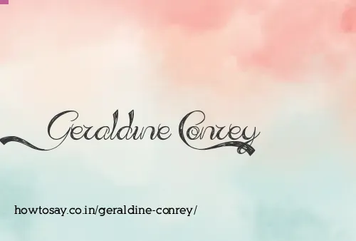 Geraldine Conrey