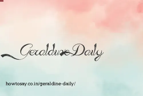 Geraldine Daily