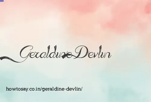 Geraldine Devlin