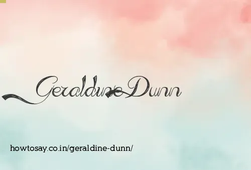 Geraldine Dunn