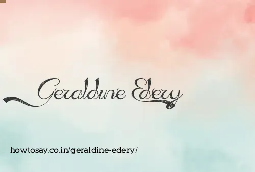 Geraldine Edery