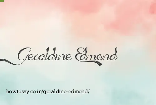 Geraldine Edmond