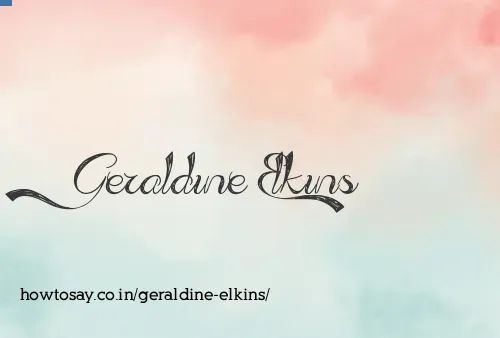 Geraldine Elkins