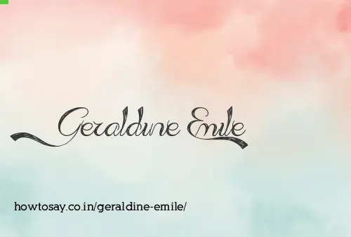 Geraldine Emile