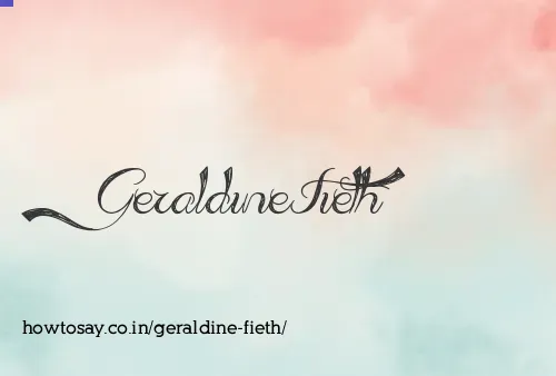 Geraldine Fieth
