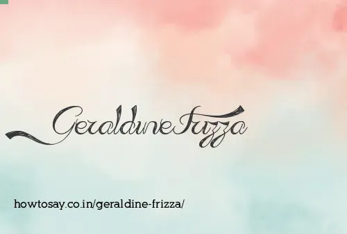 Geraldine Frizza