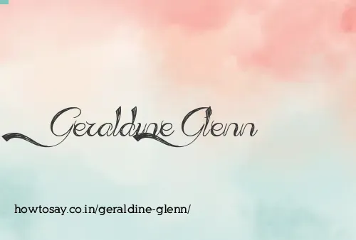 Geraldine Glenn