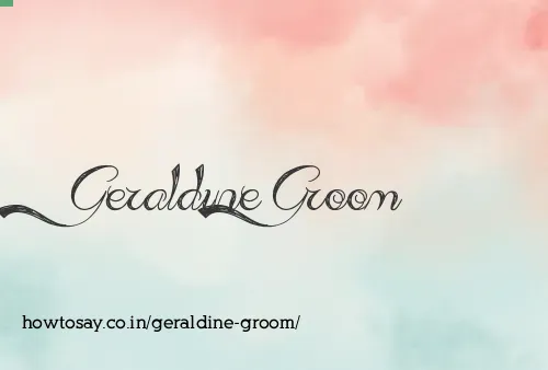 Geraldine Groom