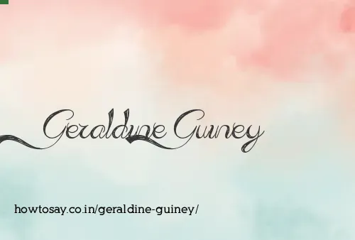 Geraldine Guiney