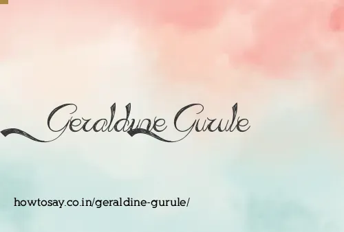 Geraldine Gurule