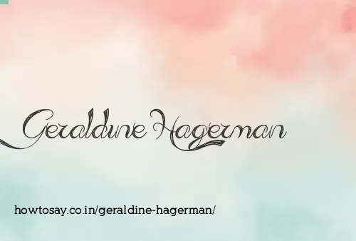 Geraldine Hagerman