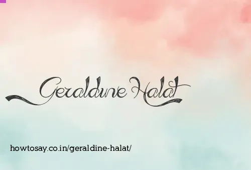 Geraldine Halat