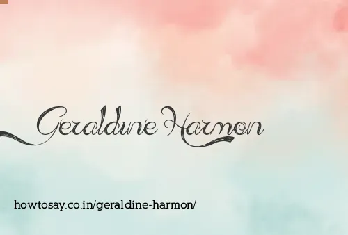 Geraldine Harmon