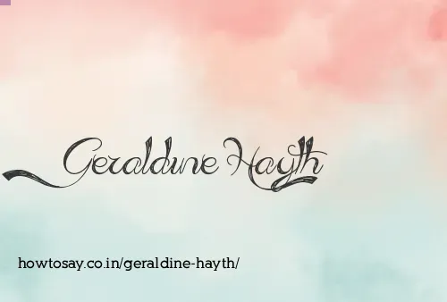 Geraldine Hayth