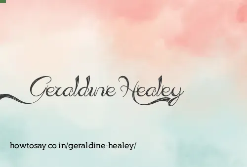 Geraldine Healey