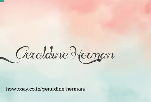 Geraldine Herman
