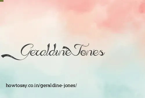 Geraldine Jones