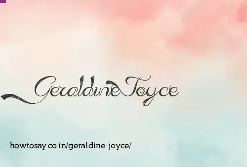 Geraldine Joyce