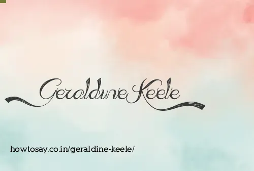 Geraldine Keele