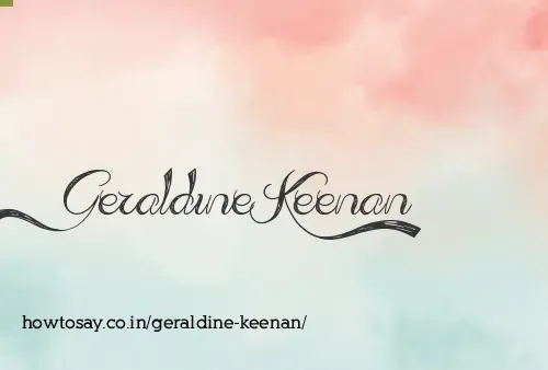 Geraldine Keenan