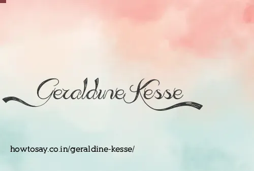 Geraldine Kesse