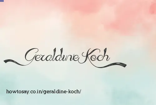 Geraldine Koch