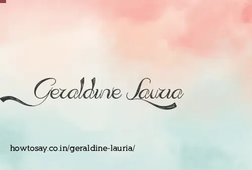 Geraldine Lauria