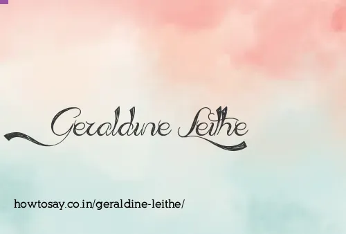 Geraldine Leithe