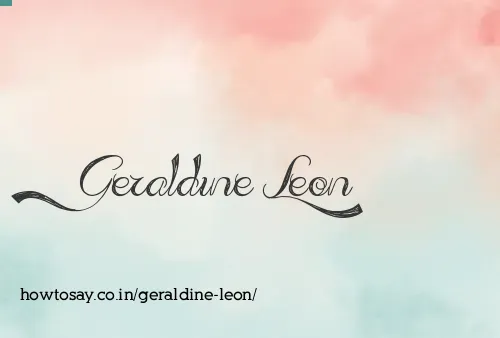 Geraldine Leon