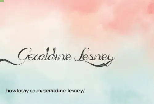 Geraldine Lesney