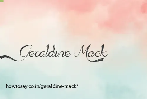 Geraldine Mack