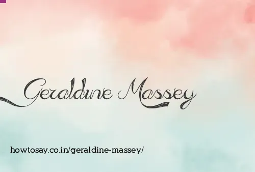 Geraldine Massey