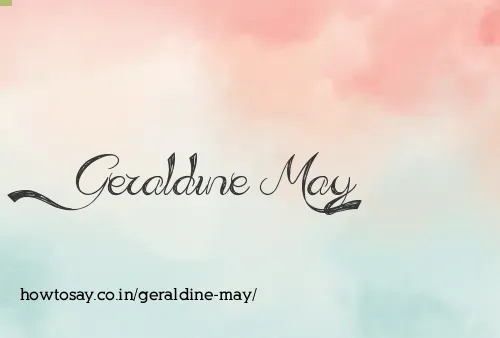 Geraldine May