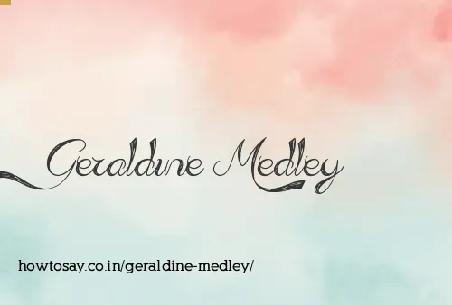 Geraldine Medley