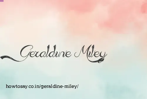 Geraldine Miley