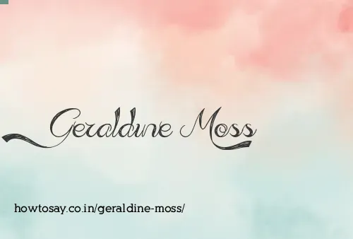 Geraldine Moss