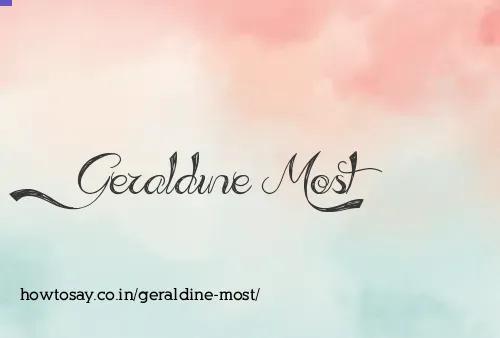 Geraldine Most