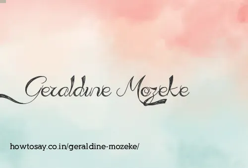Geraldine Mozeke