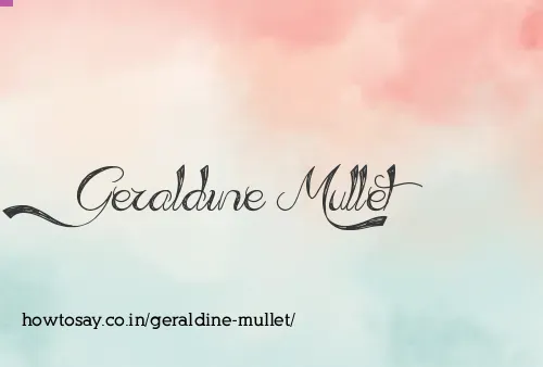 Geraldine Mullet