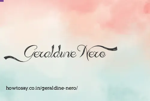 Geraldine Nero