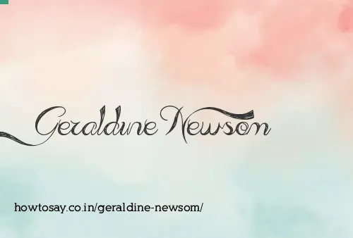 Geraldine Newsom