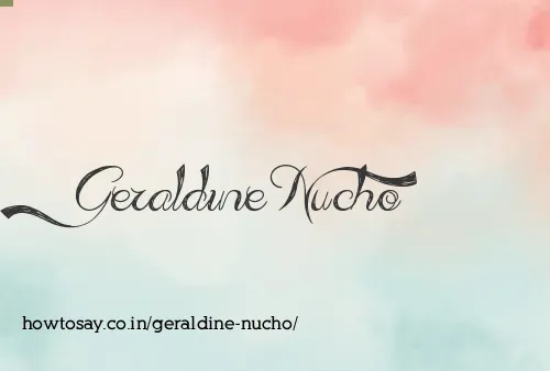 Geraldine Nucho