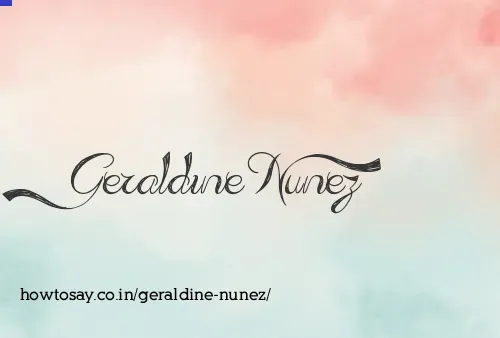 Geraldine Nunez