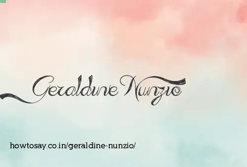 Geraldine Nunzio