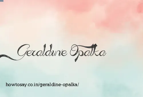 Geraldine Opalka