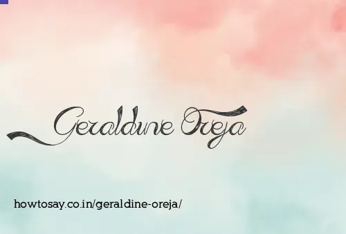 Geraldine Oreja