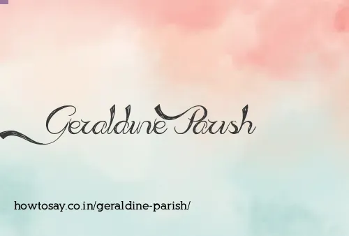 Geraldine Parish